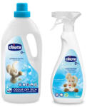 Chicco Gel de rufe Baby Sensitive 1, 5 l + Îndepărtător de pete Sensitive 500 ml