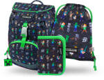 Baagl Set 3 Airy Minecraft: rucsac, penar, săculeț