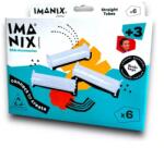 IMANIX Accesorii Slide Straight Tubes - 6 Bucăți Jucarii de constructii magnetice