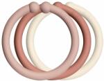 BIBS Inele BIBS Loops 12 buc Variantă: Blush / Woodchuck / Ivory