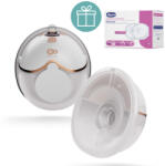 KinderKraft Pompă de extras lapte Single Hands-free Mamaflow Gold + CHICCO Absorbante de alăptare 30 buc