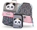 Baagl Set 3 Zippy Panda: ghiozdan, penar, săculeț