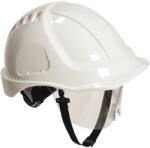Portwest ENDURANCE PLUS VISOR PW54 / Cască de protecție cu vizieră - albă (PW54WHR)