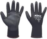 CERVA KIXX BOUNCING BLACK / Mănuși din nailon vopsit, 10 (0108011060100)