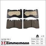ZIMMERMANN set placute frana, frana disc ZIMMERMANN 26730.170. 1 (26730.170.1)