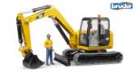 BRUDER BRUDER 2466 CAT / Mini excavator cu figurină (BR 2466)