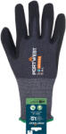 Portwest APR12 GRIP / Mănuși din nitril cu înveliș antimicrobian, pachet de 12 bucăți - negre XXXL (APR12G8RXXXL)
