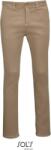 SOL'S JULES / Pantaloni casual bărbătești - castaniu 44 M 44 (251424b4155)