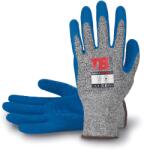 CERVA TB 487TFLN / Mănuși rezistente la tăiere fără cusături, îmbibate în latex - gri/albastru 10 (0113012299100)