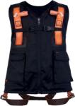 Delta Plus DELTA HAR12GILNO / Ham cu două puncte și vestă de lucru integrată - negru S/M/L (HAR12GILNOGT)