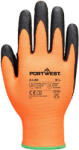 Portwest GRIP 13 HIGH DOTTED / Mănuși din nitril cu ținte - portocaliu/negru XXL (A148O8RXXL)