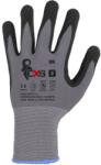 CXS Mănuși CXS ICA / cu strat de nitril - gri/negru 8 (341009981008)