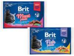 Brit Ízek keveréke Cat Adult Meat and Fish Plate 8x100g