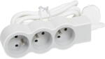 Legrand Extension cable standard 3x2P+Z 3m white and grey (049488)