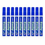 Procart Markere whiteboard albastre set 10 bucati, scriere fluida si vizibilitate ridicata (ALB-767825ALBASTRU)