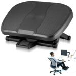 Procart Suport ergonomic relaxare picioare, inclinare 30 grade, 3 trepte inaltime, antiderapanta (ALB-CDF8012)