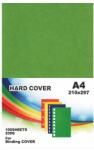 Procart Coperta indosariere documente, format a4, carton texturat 230g/mp, top 100 coli culoare verde (ALB-8509GREEN)