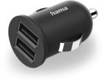 Hama FIP Dupla USB Mini Autós Töltő 2400mA Mobil