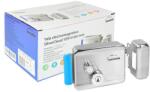 SilverCloud Yala electromagnetica aplicata, reversibila, YE910 din inox cu butuc dublu si buton, NC - SilverCloud PNI-SCYE910 (PNI-SCYE910)