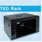 TED Electric Rack 6U cu geam 600 x 450 x 370 mm wall mount TED004949 - TED ELECTRIC Rack M. 6406 / TED004949 (Rack M.6406 / TED004949)
