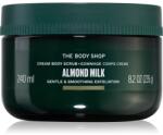 The Body Shop Almond Milk Body Scrub krémes peeling mandulatejjel 240 ml
