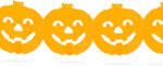 Family Halloween-i papír girland - tök - 3 m (56509A)