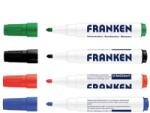 Franken Táblamarker készlet, 1-3mm, kerek, antibakteriális , 4 különféle szín (Z1999) (Z1999)