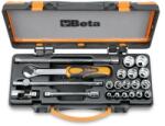 Beta Set chei tubulare Beta Scurt | 6 colturi | 3/8 inch | Manuala | 21 buc (009100936) Set capete bit, chei tubulare