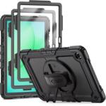 Tech-Protect Solid ütésálló tok kijelzővédővel Galaxy Tab A9+/A11+ fekete