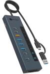 RaidSonic Hub USB Raidsonic by IcyBox IB-HUB1742CR-C2PD, Blue (IB-HUB1742CR-C2PD)