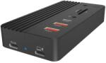 RaidSonic Docking Station Raidsonic by IcyBox IB-DK4072M-CU31, Black (IB-DK4072M-CU31)
