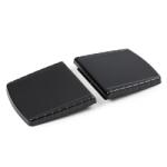 Klarstein Parforce, panouri laterale, accesorii, rafturi largi, negre (GQY5-Side Table x2) (GQY5-Side Table x2)