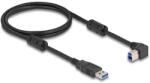 Delock Cablu USB Delock de 5 Gbps, conector tip A (tată) - conector tip B (tată), îndoit la 90° spre dreapta, 1 m