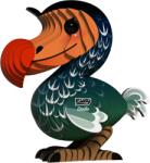 dodoland Pasărea Dodo puzzle 3D din carton (SLEUGY100)