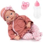 Bayer Design Bayer Design, Reborn, papusa bebelus cu biberon si suzeta, 38 cm Papusa