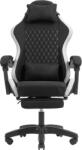 Tacens Mars Gaming MGC-X Fabric PC gaming chair Padded seat Black, White (TACMARS-MGCXFGRW)