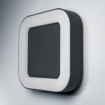 OSRAM ENDURA STYLE SQUARE SQ, kültéri, sötétszürke dekoratív szögletes fali lámpa, 13, 5W, 3000K, 480lm, IP44, hossz: 202mm ( 4058075205253 ) (4058075205253)