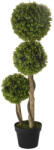 HOMCOM Műnövény, buxus, cserépben 90cm magas (830-705V00YG)