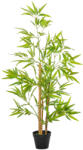 Outsunny Műnövény, bambusz, cserépben, 120 cm (844-338)
