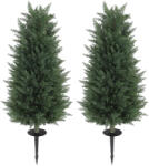 Homcom Műnövény, ciprus, cserépben, 2 db szett, 100 cm (83C-005V00GN)