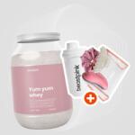 GymBeam BeastPink Protein Yum Yum Whey 500 g ciocolată albă și cocos