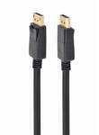 Cablexpert DisplayPort v. 1.2 Apa-Apa 4K 60 Hz 1, 8m Fekete Kábel (CC-DP2-6)