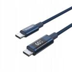 Choetech XCC-1068 Pd kábel 60W Usb-c Usb-c 1, 2m kijelzővel kék (Kabel Choetech XCC-1068 PD 60 W USB-C -)