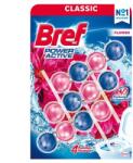 Bref WC illatosító golyók, 3x50 g, BREF "Power Aktiv", virág illattal (KHT1717) - iroda24