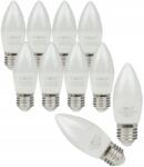 ECOLight Led izzó Gyertya 7W Nagy Menetes E27 Fehér Semleges 4000K Szett 10 db (ZDMT-EC79560_10)