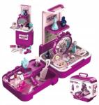 click4TOYS Fésülködőasztal És Smink Kozmetikumok Kislány Bőrönd Nagy Smink Szett (5903772583373)