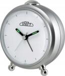 MPM-Quality Analóg ébresztőóra műanyag fehér/ezüst Prim Alarm Simply C01P. 3796.7000. I (C01P.3796.7000.I)