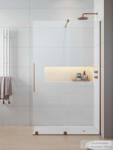 Radaway Furo Walk-in zuhanyfal 160J jobbos, szálcsiszolt réz 10106838-93-01R+10110794-01-01 (10106838-93-01R_10110794-01-01)