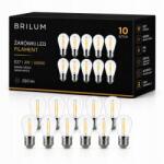 BRILUM 10x Led izzó E27 ST45 Filament 2W meleg fehér 3000K Edison Girland (ZL-FES452-30)