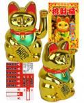 click4TOYS Japán Szerencsemacska Bábu-neko Mozgatható Mancs Elemes Figura 15CM XL (5903772585810)